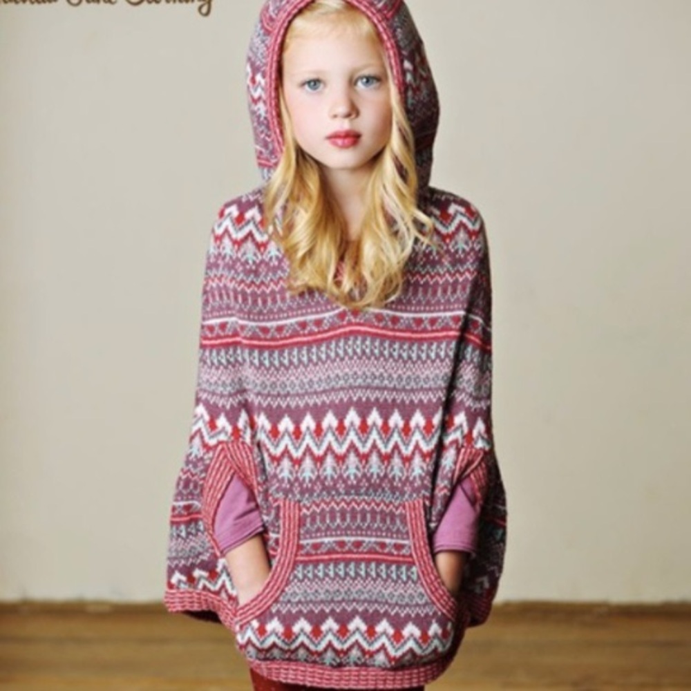 NWT MJ Friends Forever Braylon Poncho       sz 4